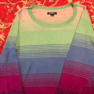 Old navy rainbow sweater